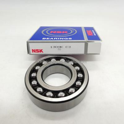 China NTN KOYO NSK high quality and Long service 1303 1304 1305 1306 1307 1308 1309 Double Row Self aligning ball bearing for sale