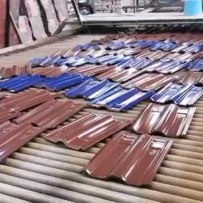 China Roofing Tiles Homes Roofing Tiles Supplier Traditional Terracotta Teja Teja Panel Solar Roofing Tiles Double S for sale