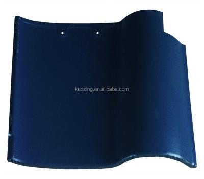 China Blue Spanish Terracotta Ceramic Roof Tiles for sale