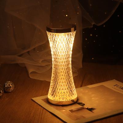 China Modern Romantic LED Desk Lamp USB Touch Sensor Bar Light Restaurant Table Lamps Night Light Rechargeable Bedside Lamp for sale