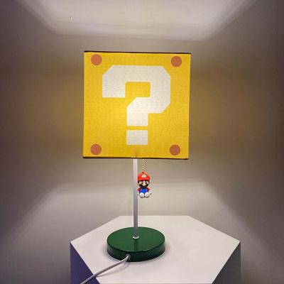 China Mario decoration three-color table lamp Super Mario bedroom children's toy modern creative bedside lamp for sale