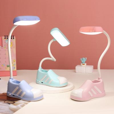 China Modern Bedroom Bedside Reading Dormitory Student USB Rechargeable Led Eye Protection Desk Lamp for sale