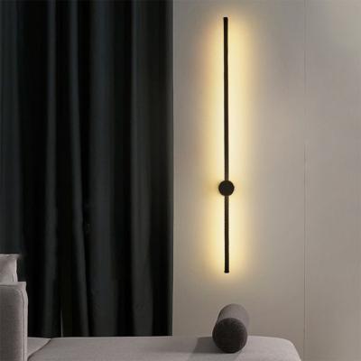 China Creative Personality Led Long Row Fancy Wall Light Button Modern Indoor Modern Type for sale