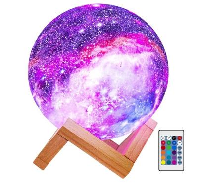 China 16 Color Projection LED Night Light Creative Nordic Modern Kids Starry Light 3D Sky Bedroom Dream Table Lamps for sale