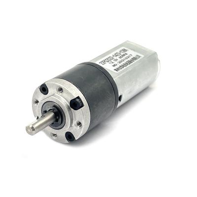 China IP40 12V 50RPM 0.15 Nm 22mm Micro DC 12 Volt DC Brushed Planetary Gear Motor Gearbox for sale