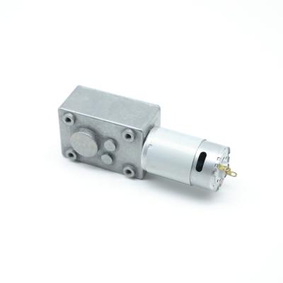 China Chinese Supplier High Torque 250RPM 24V 12V DC Worm Gear Motor Non-waterproof for sale