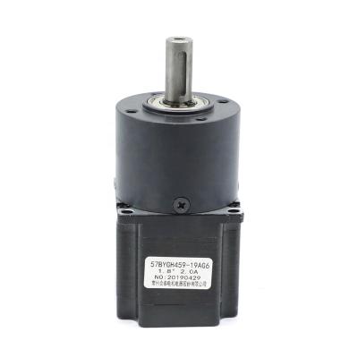 China Customizable Micro 57BYGH459-19AG6 1.8 Degree 2 Phase Planetary Stepper Motor With Gearbox Speed ​​Reducer 57BYGH459-19AG6 for sale