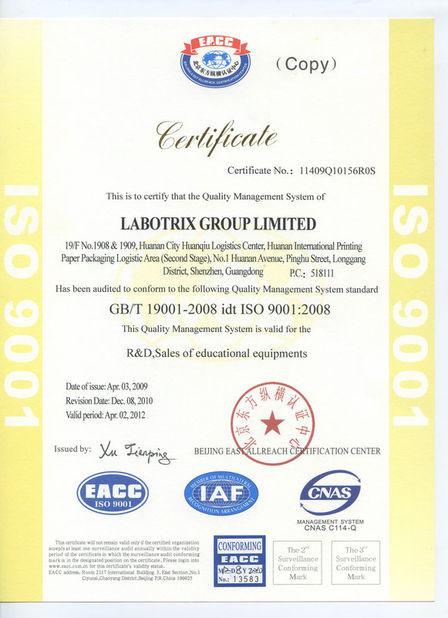 ISO9001:2009 - LABOTRIX GROUP LIMITED