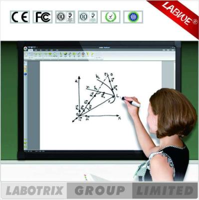 China Weißes schwarzes wechselwirkendes trockenes Löschen Whiteboard für Schulunterricht zu verkaufen