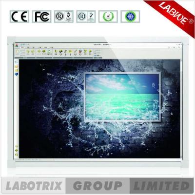 China Finger Writing Infrared Smart Interactive Whiteboard For Classroom And Meeting Room for sale