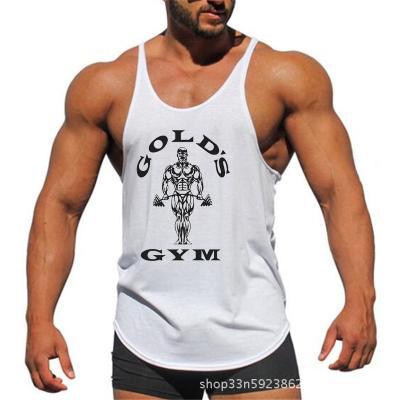 China QUICK DRY High Quality Mens Fitness Sport Wear Gym Vest Muscle Clothing Sleeveless Tank Tops for sale