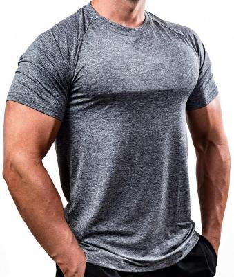 China Wholesale QUICK DRY Loose Round Neck Bodybuilding Oversized Muscle Sports Jogging Customizable Mens Running T-shirt Sport Shirts Homme for sale