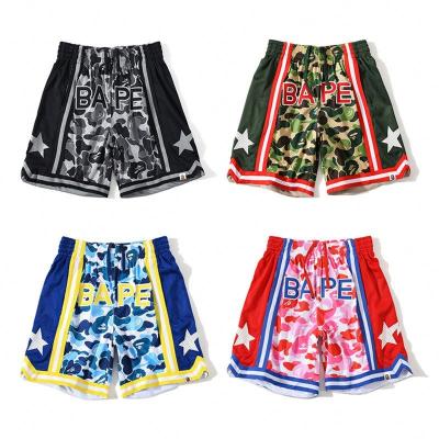 China Retro soft QUICK DRY printed shorts men's athletic fitness sportswear suitable for indoor and outdoor wear shorts for sale