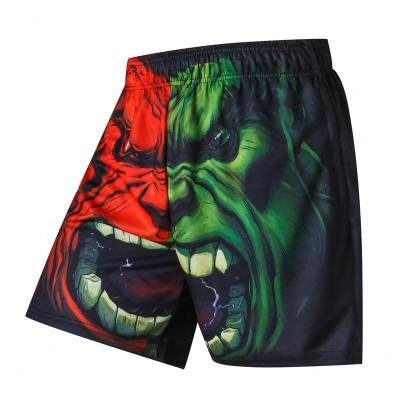 China QUICK DRY Custom Print Polyester Beach Shorts Mens Surfing Board Shorts Swimwear Swimwear Training Shorts for sale