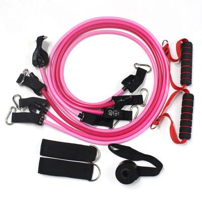 China Wholesale Eco-Friendly 150 Pound Body Exercise Pull Up Aid 11 Pcs Resistance Tube Bands Set for sale