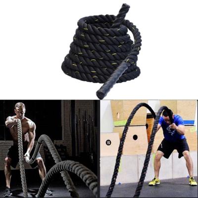 China Eco-Friendly Eco-Friendly Anchor Weighted Braided Fitness Training Battle Ropes for sale