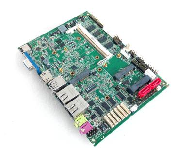 China LAPTOP 2020 Embedded Fanless Industrial Motherboard with Onboard 2G and Dual Core Processor for sale