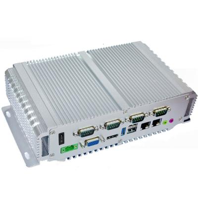 China Linux 2 PC PC Computer J1900 Mini Firewall Aluminum Alloy Server Computer 4GB RAM 64GB SSD Industrial Firewall for sale