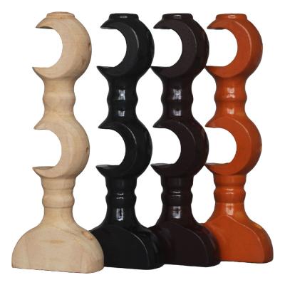 China Wooden curtain rod accessories 19cm long transitional double bracket double bracket 28MM 28MM for sale