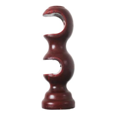 China CLASSIC Wooden Curtain Pole Bracket Holder Frame Double Curtain Rod Bracket in 28MM 28MM for sale