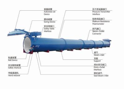 China High Pressure AAC Autoclave Steam Sterilizer High Temperature for sale