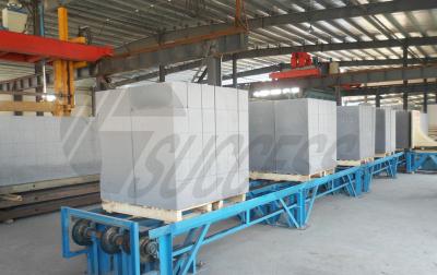 China Aluminum powder Autoclaved Aerated Concrete Panels / blocks 150000m3 for sale