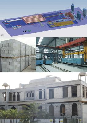 China Sand Lime AAC Block Production Line Concrete Brick 50000m3 - 300000m3 for sale