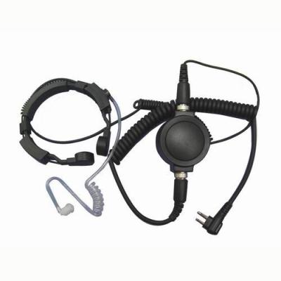 China Comfortable wearing E868-M1 throat-led microphone with FBI air-tube earpiece for Motorola radio for sale