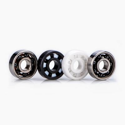 China Stores ZrO2 Si3N4 608 full bearing construction material 6200 6201 6202 6205 6301 6302 6303 hybrid ceramic ball for sale