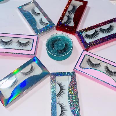 China Hot sale 6d luxury new style premium 25mm mink 5d soft and comfortable private label eyelashes lash lashes packing case for sale