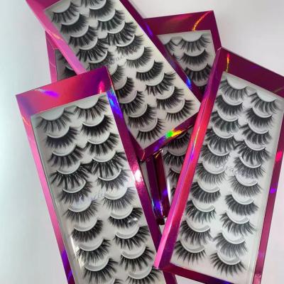 China Factory Wholesale Low Price Natural Long Lashes 3D Private Label Loop Silk Eyelash Packing Box For Silk Lashes for sale