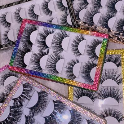 China Natural Hot Selling Long Private Label Eyelash Box 25mm Eyelash Box Custom Seller Lashes Packaging Box for sale