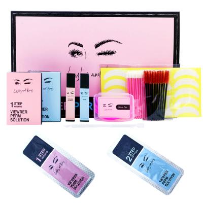 China Wholesale Waterproof Natural Soft Anti Sensitive Eyelash Perm Kit And Eyelash Lift Glue for sale