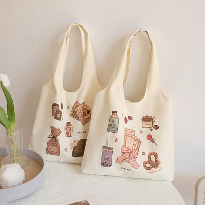 China 2021 Fashion Korean Canvas Women Bag Women's Literary CIA Shoulder Bag New Shoulder Bag Canvas Portable Bag for sale