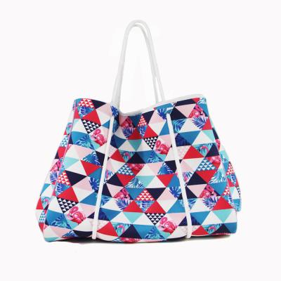 China Fashion Tethys Summer Vintage Fashion Neoprene Travel Bag Perforated Neoprene Bag for sale