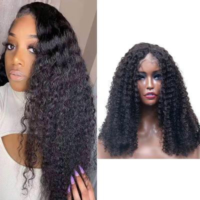 China Wholesale Brazilian Curly Wave Lace Front Wigs 360 Deep Curly Human Hair Lace Front Wig for sale