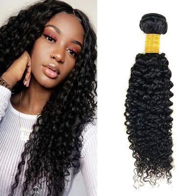 China Best 100% Virgin 100g Brazilian Remy Kinky Curly Wave Hair Extension Bundles Raw Curly Hair Weave Wholesale for sale