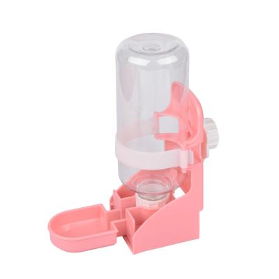 China Automatic Dog Kitten Puppy Water Feeder Dispenser Pet Utensils Chinchilla Viable Dog Drinking Station Cat Rabbit Hanging Bottle Pigeon for sale