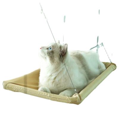 China Four Seasons Cat Hammock Cute Pet Sucker Breathable Hanging Bed Supporting 18kg Kitten Comfortable Sunny Window Pet Room Seat Vault for sale