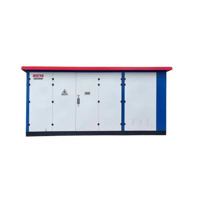 China 11KV 12KV H.V. Power Distribution Substation Outdoor Prefabricated Package or Compact Substation with Switchgear and Transformer Compartment for sale