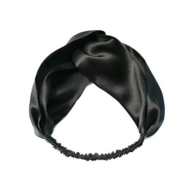 China Fashion 16mm Mulberry Silk Headband Silk Hairbands For Women for sale