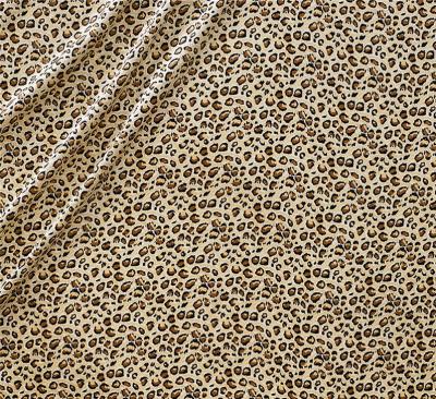 China Anti Pill 16mm Charmeuse Silk Fabric 114cm Printed Silk Fabric Wholesale Leopard Print Silk Fabric for sale