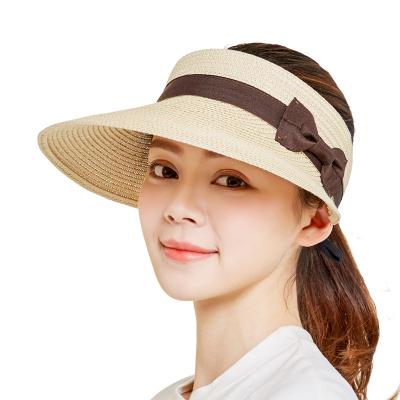 China Eco And Reuse Wholesale Outdoor Sun Hat Women Summer Straw Hat Suppliers Empty Beach for sale