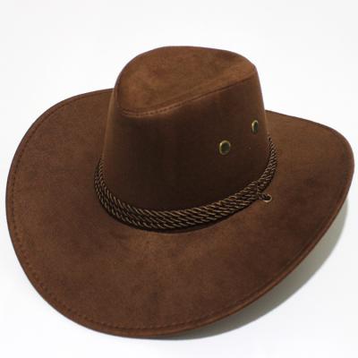 China Eco and Recycle Sun Outdoor Men's Cowboy Hat Retro Spring and Summer Visor Big Sun Hat for sale