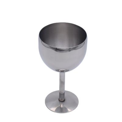 China Wine 260ml stainless steel cocktail glass 9OZ champagne glass fashion creative factory large glass gifts direct sales for sale