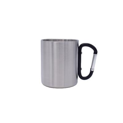 China Viable Favorite Gift Can Customize Logo Travel Coffee Mug Hot Drink 300ml Insulated Double Wall Stainless Steel Water Cup Mug for sale