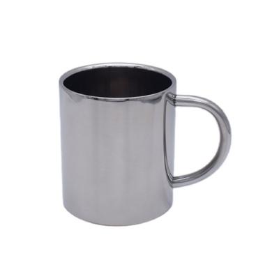 China Hotel Durable Outdoor Rust Proof Camping Mug Thickened 304 Stainless Steel Mug Handle Coffee Mug Overlays Can Customize Logo for sale