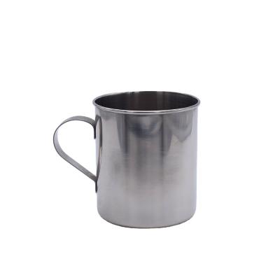 China 380ML Cup Stainless Steel Rims Disposable Coffee Cup Office Water Cup Kitchen Utensil Single Layer Mug for sale