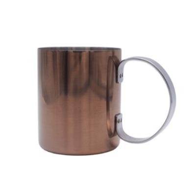 China OEM Sustainable New Quality Bublimation Stainless Steel 304 Double Layer Water Cup With Handle for sale