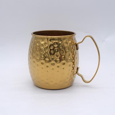 China Moscow Glass Creative Gifts Mug Mule Stainless Steel 500ml Inner Outer Available Colors Can Be Customized for sale